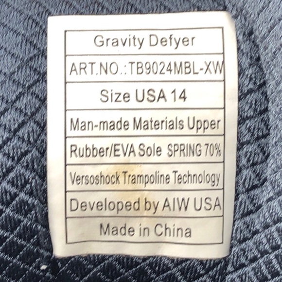 G-Defy Gravity Defyer Mighty Walk Athletic Shoes 14 XW - Picture 8 of 12